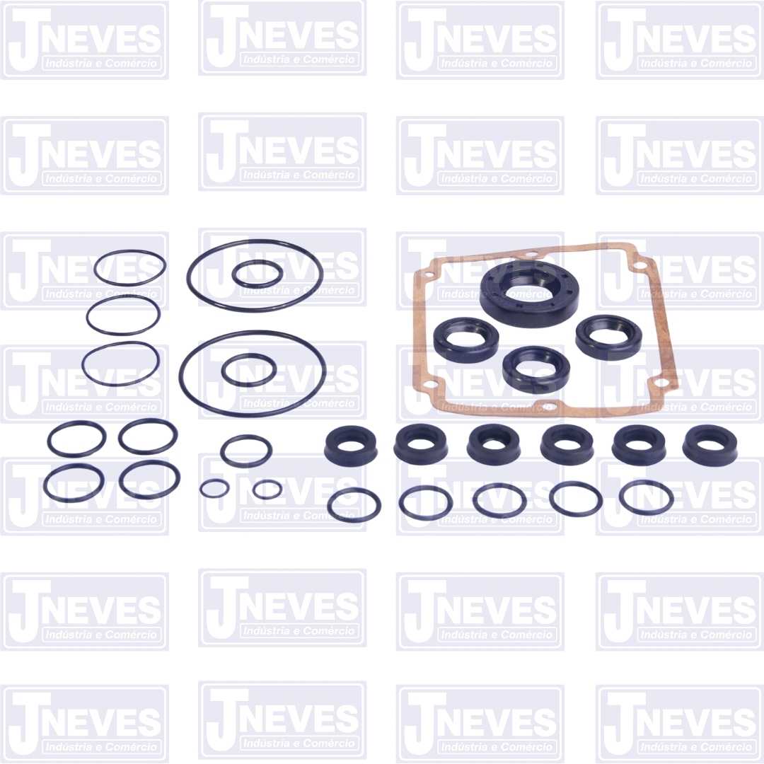 KIT VEDAÇÃO COMPLETO BOMBA AQUA 2400/1800/1600