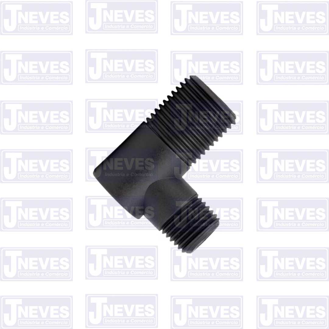 ADAPTADOR COTOVELO C/ ROSCA 1/4" GAS P/ ROSCA 11/16"
